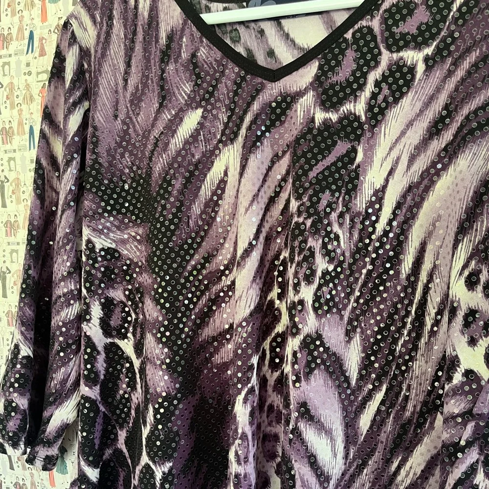 Sequined top 🖤 - Picture 3 of 5